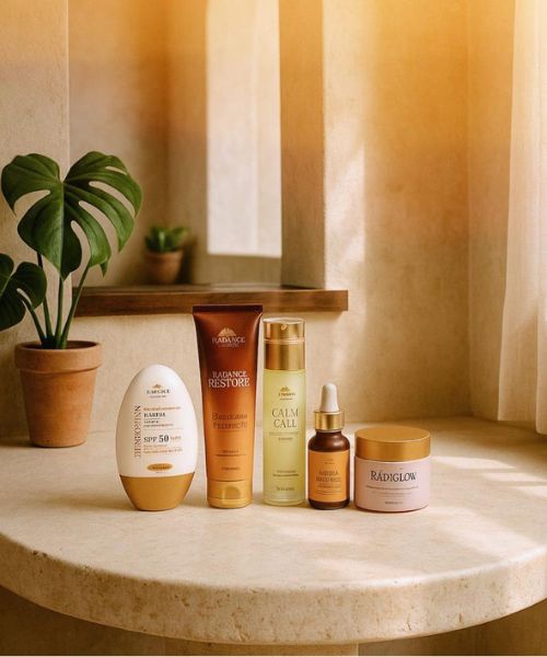 A collection of Radiance Rituals products